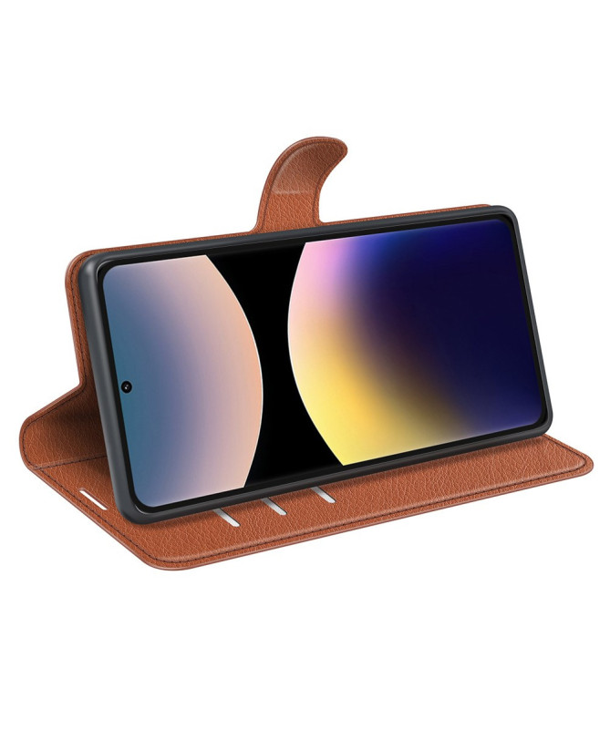 Étui Xiaomi Redmi Note 14 Pro 4G style cuir porte cartes