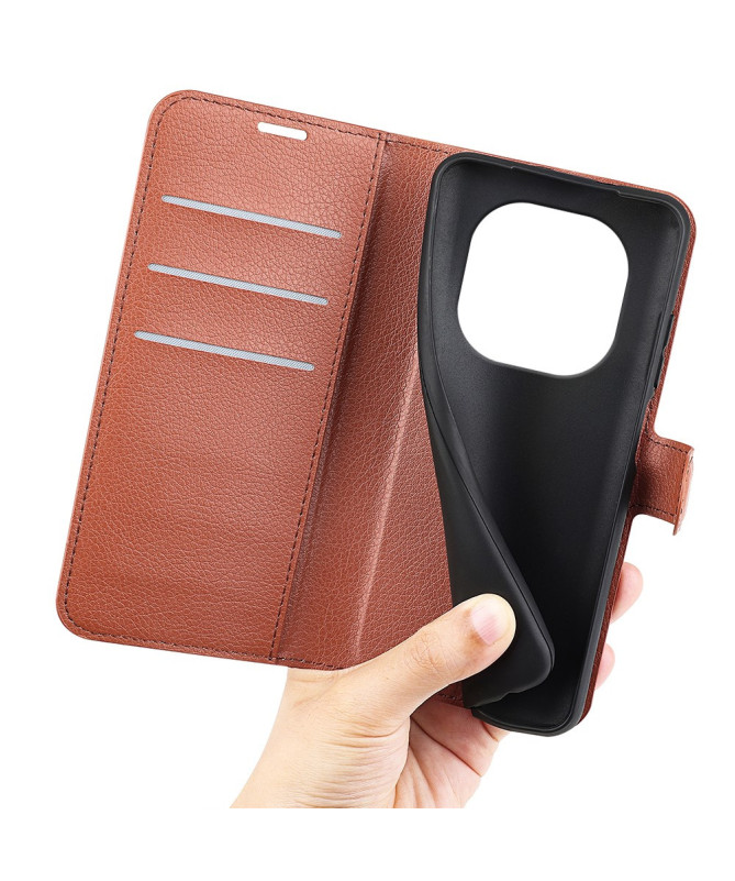 Étui Xiaomi Redmi Note 14 Pro 4G style cuir porte cartes