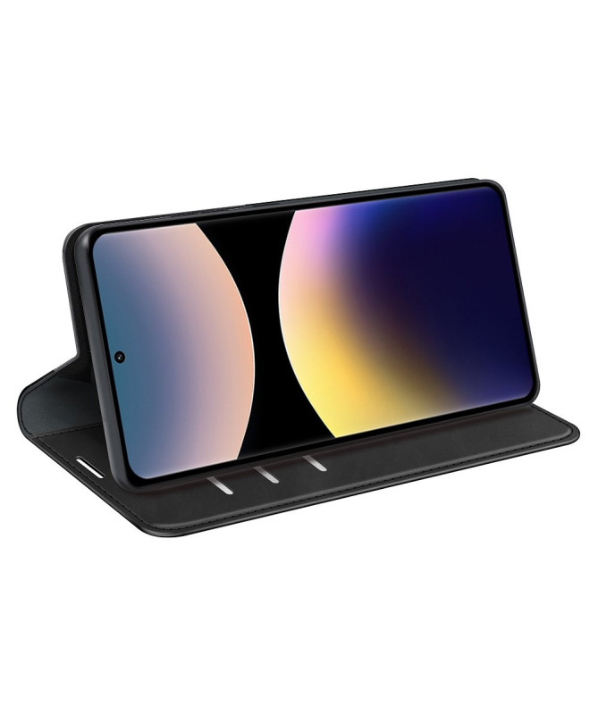 Étui Xiaomi Redmi Note 14 Pro 4G simili cuir fonction stand