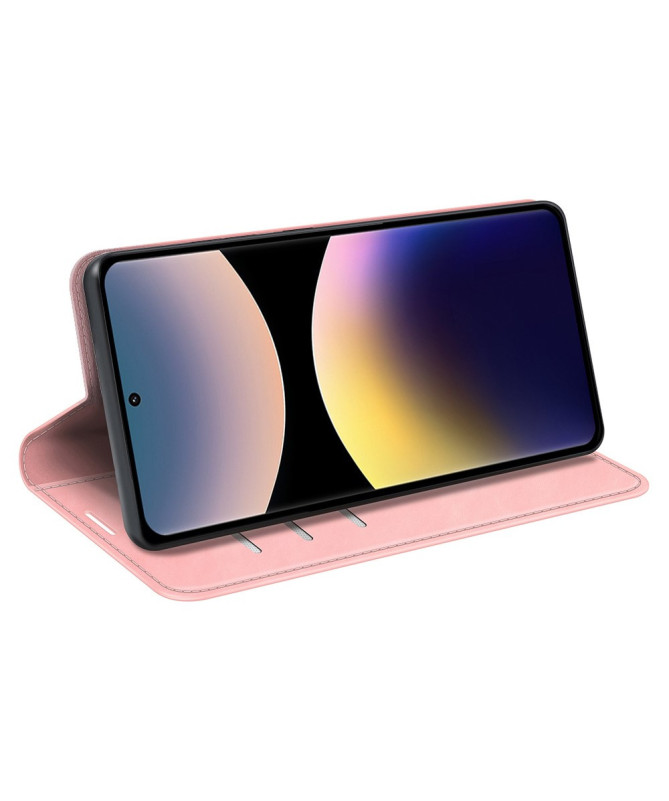 Étui Xiaomi Redmi Note 14 Pro 4G simili cuir fonction stand