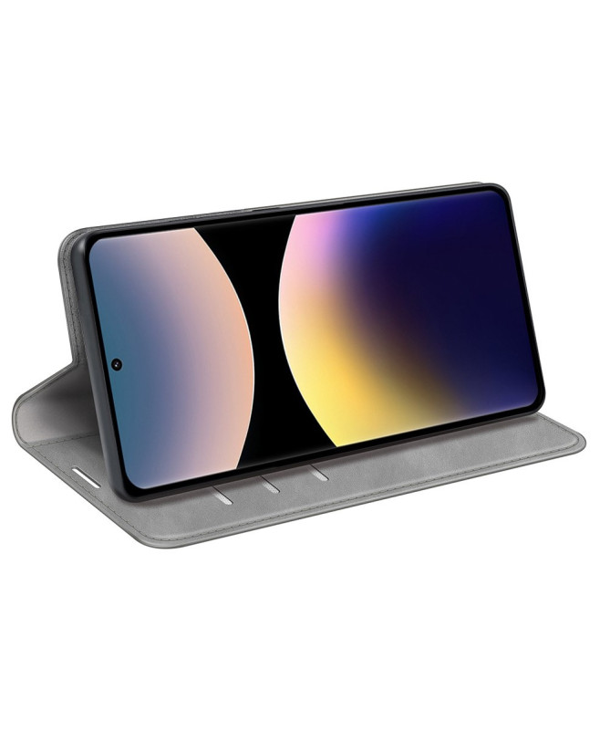 Étui Xiaomi Redmi Note 14 Pro 4G simili cuir fonction stand
