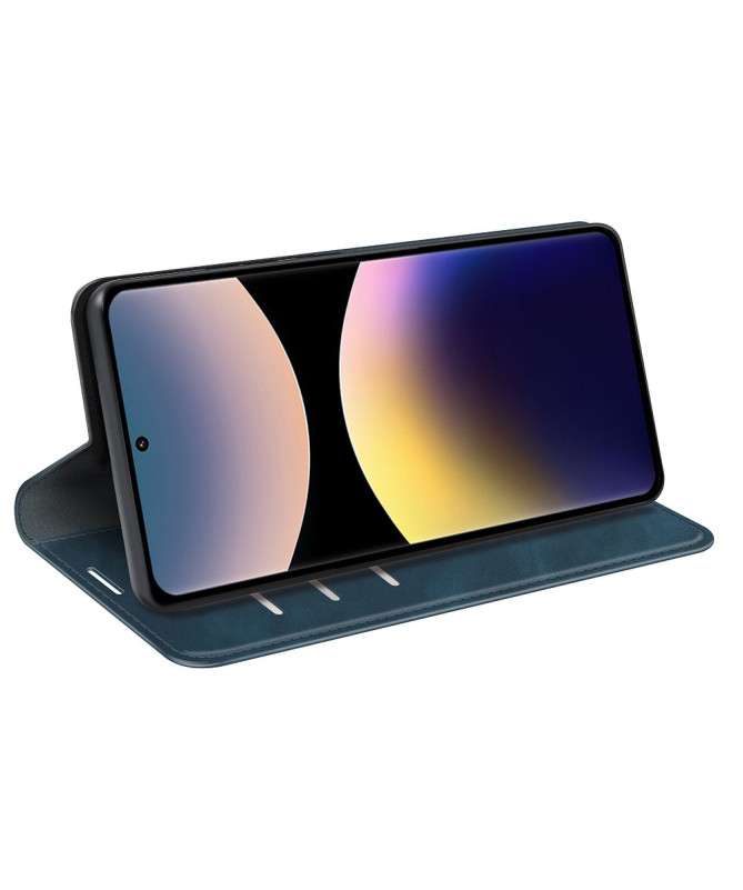 Étui Xiaomi Redmi Note 14 Pro 4G simili cuir fonction stand