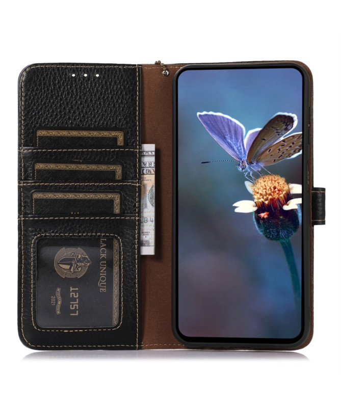 Livia | Housse Cuir Véritable Motorola Edge 50 Neo