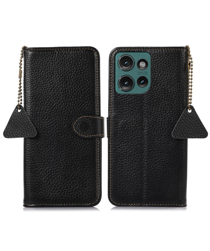 Livia | Housse Cuir Véritable Motorola Edge 50 Neo
