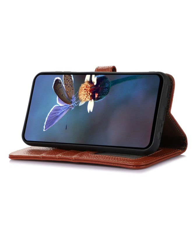 Livia | Housse Cuir Véritable Motorola Edge 50 Neo