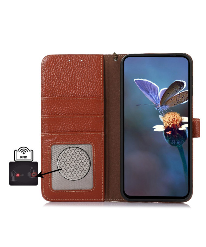 Livia | Housse Cuir Véritable Motorola Edge 50 Neo
