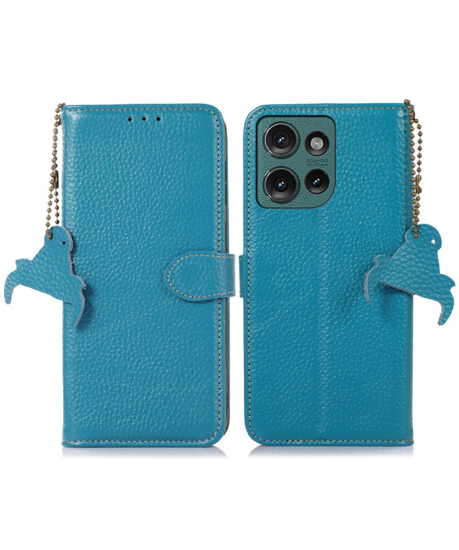 Livia | Housse Cuir Véritable Motorola Edge 50 Neo