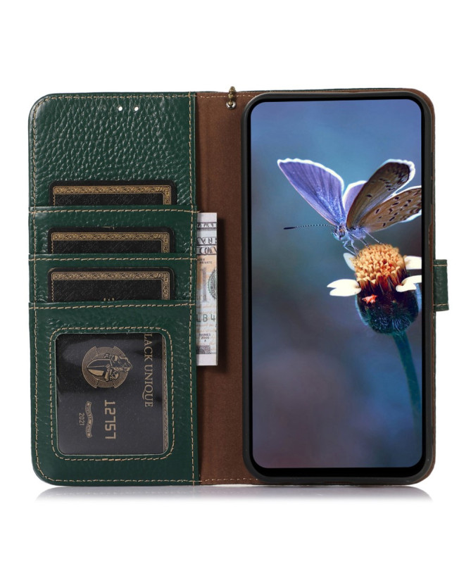 Livia | Housse Cuir Véritable Motorola Edge 50 Neo