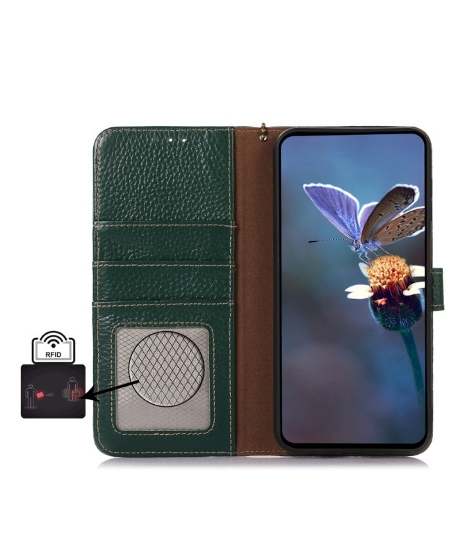 Livia | Housse Cuir Véritable Motorola Edge 50 Neo