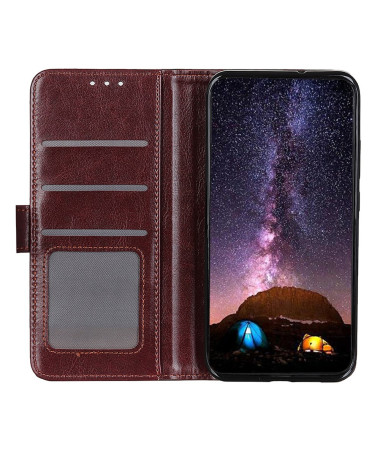 Summit | Housse Motorola Edge 50 Neo Imitation Cuir Marron - photo 15