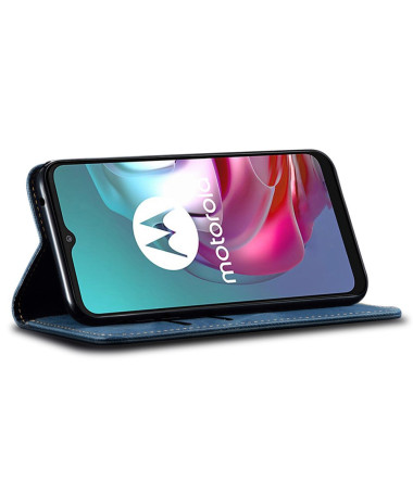 Flip Cover Motorola Edge 50 Neo La Giulia Style Jeans Bleu marine - photo 7