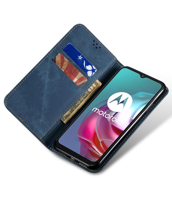 Flip Cover Motorola Edge 50 Neo La Giulia Style Jeans