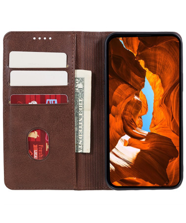 Housse Motorola Edge 50 Neo Béatrice Flip Premium Marron - photo 23