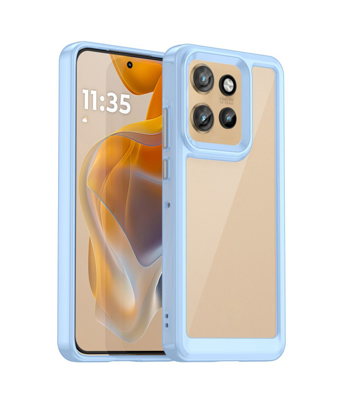 Coque Motorola Edge 60 Neo/50 Neo/ThinkPhone 25 Transparente Contour Couleuré