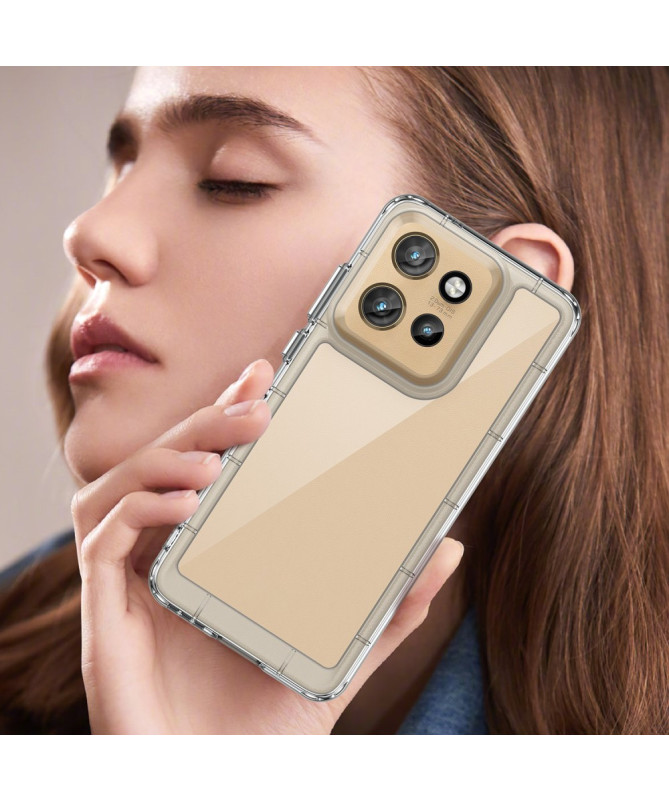 Coque Motorola Edge 60 Neo/50 Neo/ThinkPhone 25 Transparente Contour Couleuré