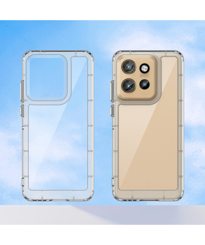 Coque Motorola Edge 60 Neo/50 Neo/ThinkPhone 25 Transparente Contour Couleuré