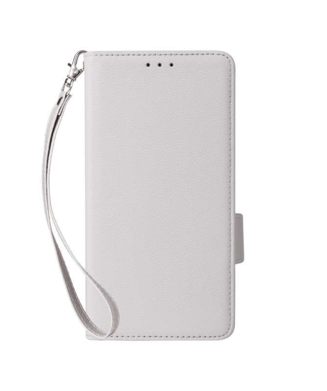 Housse Motorola Edge 60 Neo/50 Neo/ThinkPhone 25 effet cuir à Lanière