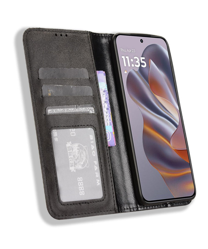 Étui Motorola Edge 60 Neo/50 Neo/ThinkPhone 25 Style Cuir