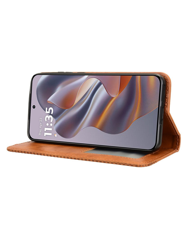 Étui Motorola Edge 60 Neo/50 Neo/ThinkPhone 25 Style Cuir
