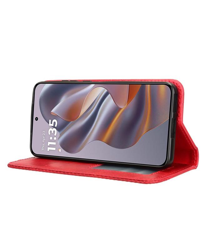 Étui Motorola Edge 60 Neo/50 Neo/ThinkPhone 25 Style Cuir