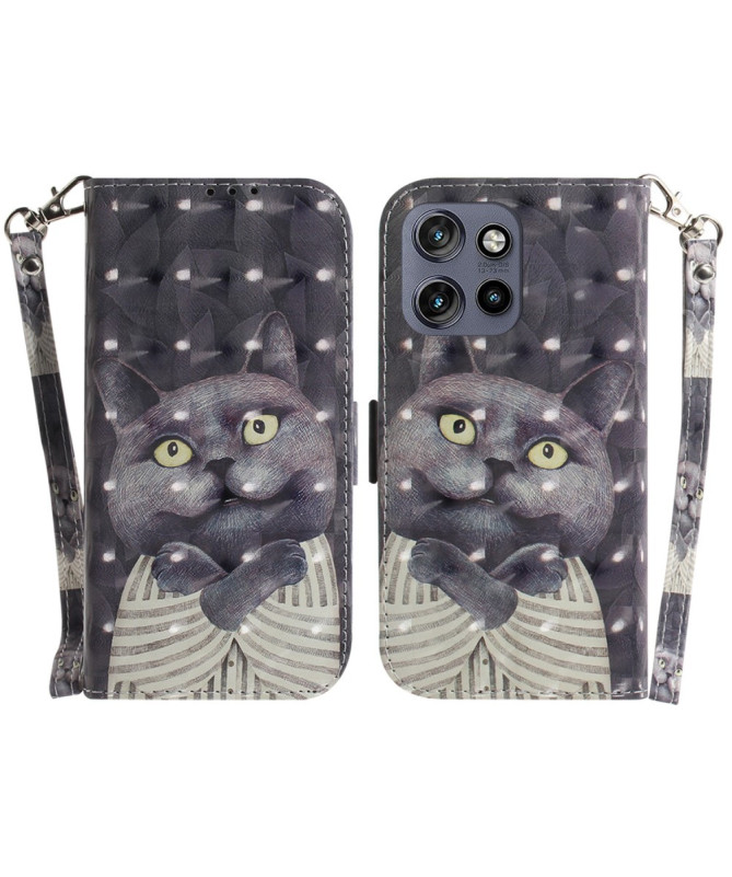 Housse Motorola Edge 50 Neo Chat Mystique