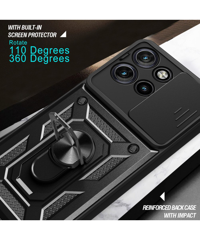 Coque Motorola Edge 60 Neo/50 Neo/ThinkPhone 25 Hybride Fonction Support et Cache Objectif
