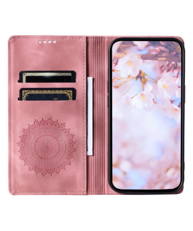 Housse Motorola Edge 60 Neo/Edge 50 Neo/ThinkPhone 25 Rabat Flip Mandala Or Rose - photo 15
