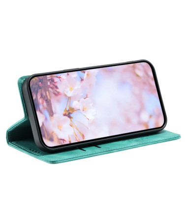 Housse Motorola Edge 60 Neo/Edge 50 Neo/ThinkPhone 25 Rabat Flip Mandala Vert - photo 19
