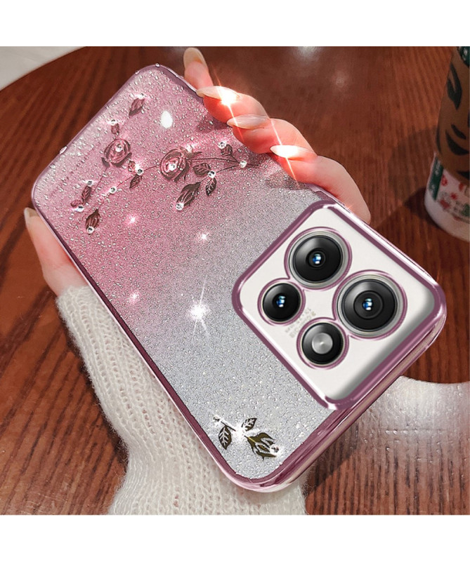 Coque Motorola Edge 60 Neo/50 Neo Glamour Glitz avec Sangle