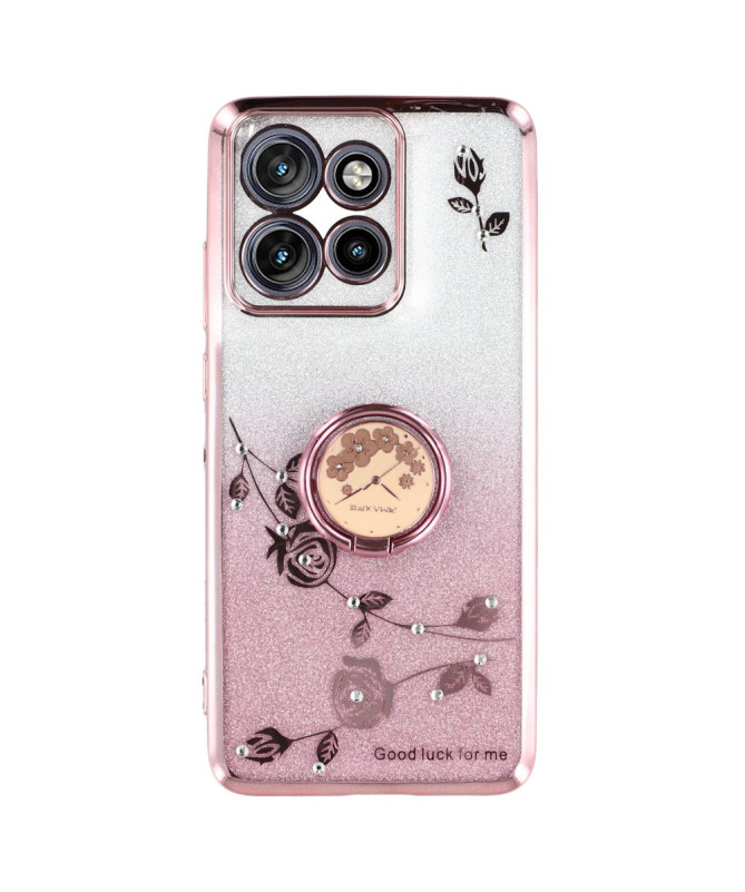 Coque Motorola Edge 60 Neo/50 Neo/ThinkPhone 25 Glamour Glitz avec Anneau