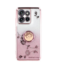 Coque Motorola Edge 60 Neo/50 Neo/ThinkPhone 25 Glamour Glitz avec Anneau