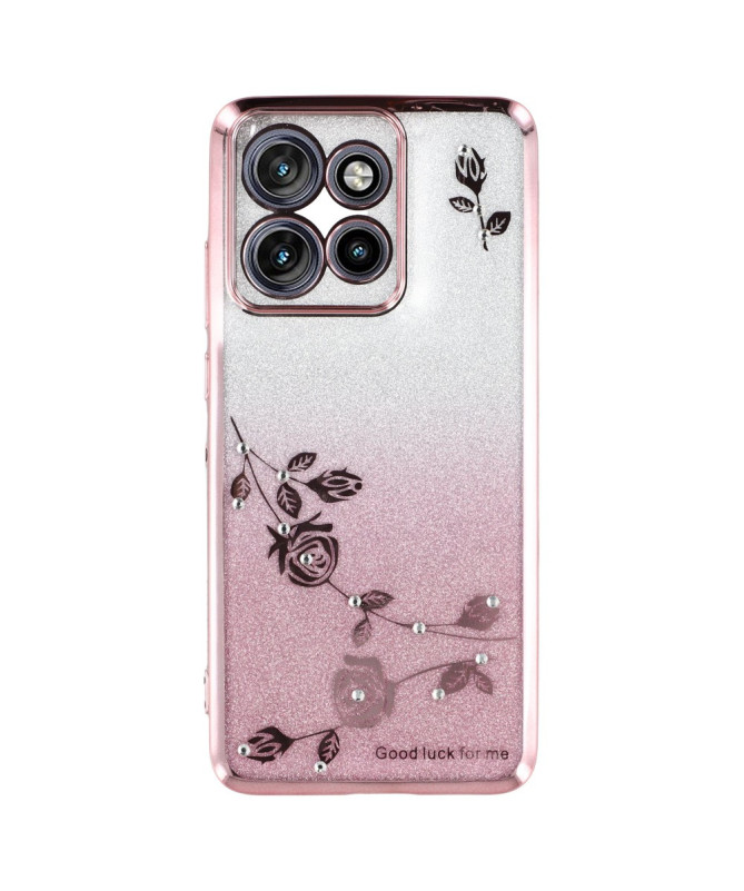 Coque Motorola Edge 60 Neo/50 Neo/ThinkPhone 25 Glamour Glitz avec Anneau