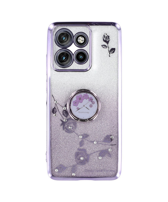 Coque Motorola Edge 60 Neo/50 Neo/ThinkPhone 25 Glamour Glitz avec Anneau