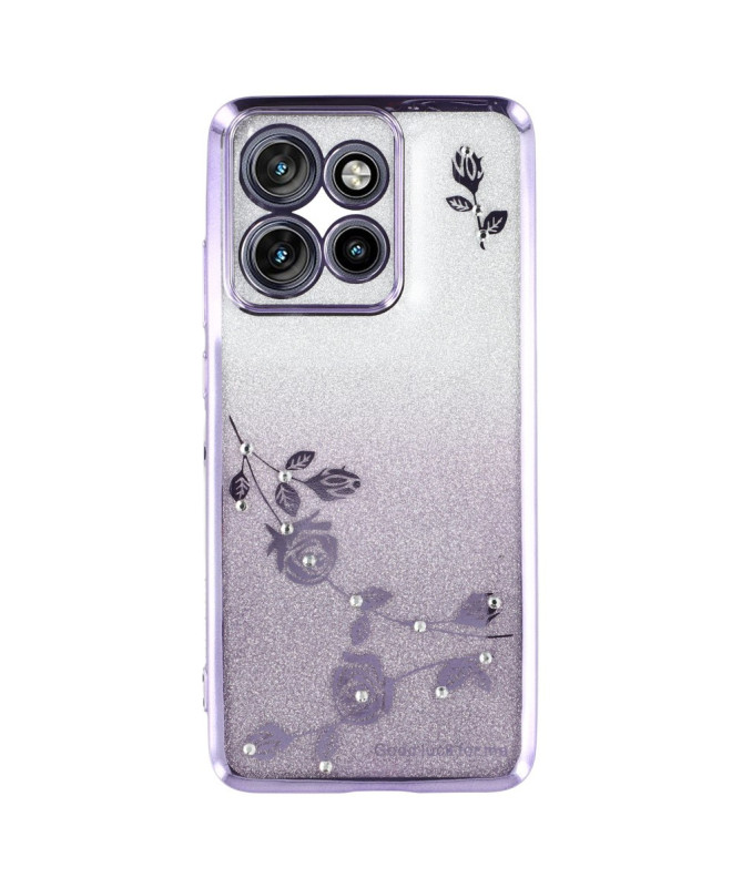 Coque Motorola Edge 60 Neo/50 Neo/ThinkPhone 25 Glamour Glitz avec Anneau