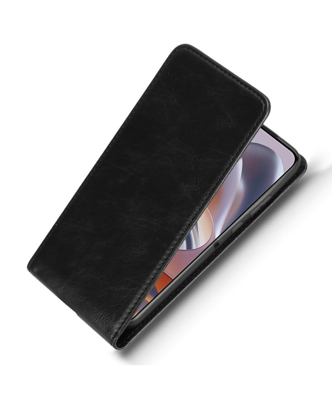 Monza - Housse Verticale Motorola Edge 50 avec Porte-Carte