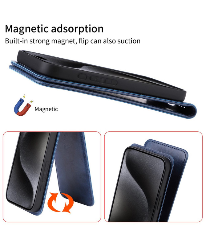 Monza - Housse Verticale Motorola Edge 50 avec Porte-Carte