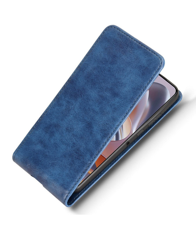 Monza - Housse Verticale Motorola Edge 50 avec Porte-Carte