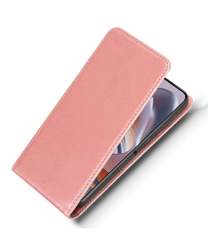 Monza - Housse Verticale Motorola Edge 50 avec Porte-Carte