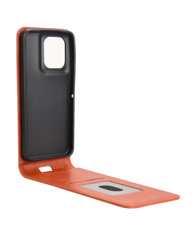 Monza - Housse Verticale Motorola Edge 50 avec Porte-Carte