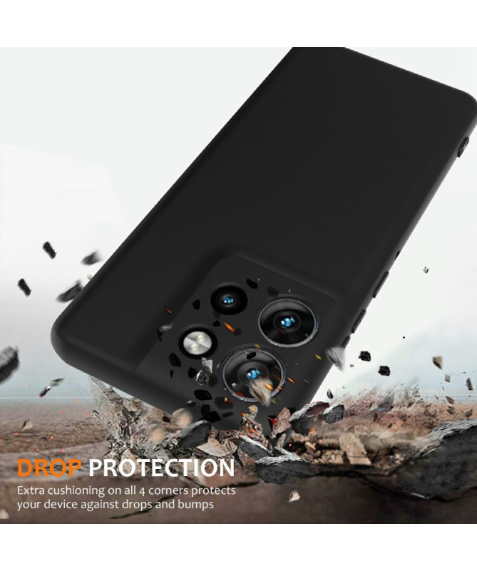 Coque Motorola Edge 50 Silicone Liquide MagSafe, Lanière