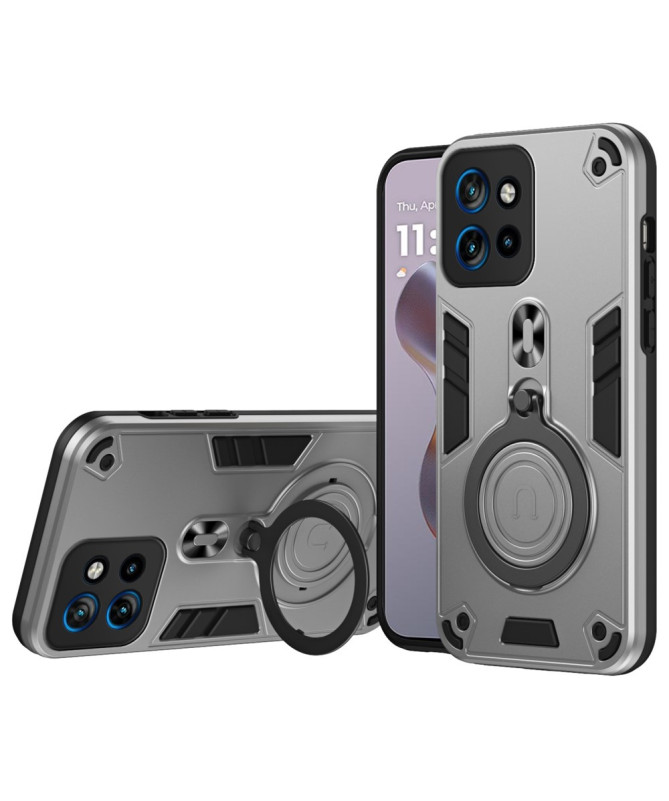 Rotak - Coque Motorola Edge 50 avec Anneau Rotatif
