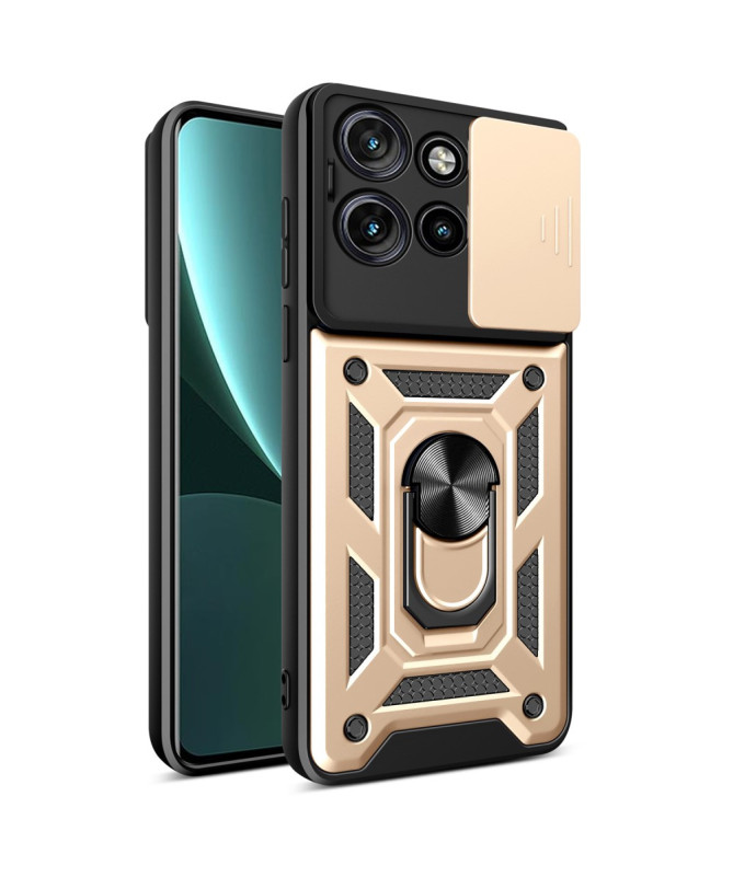 Coque Motorola Edge 50 Hybride Fonction Support et Cache Objectif