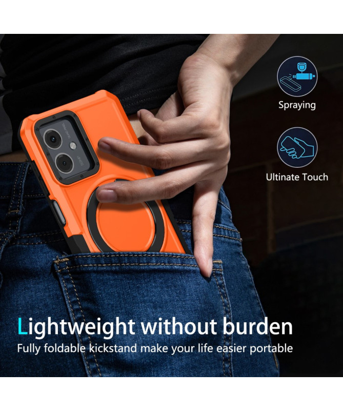 Coque Moto G14 Hybride avec Anneau et Support