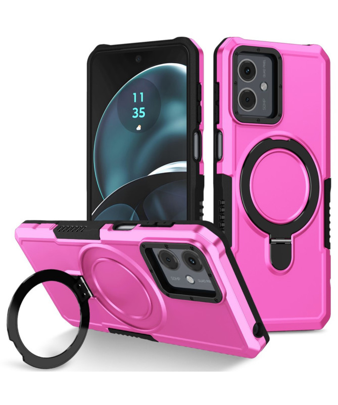 Coque Moto G14 Hybride avec Anneau et Support