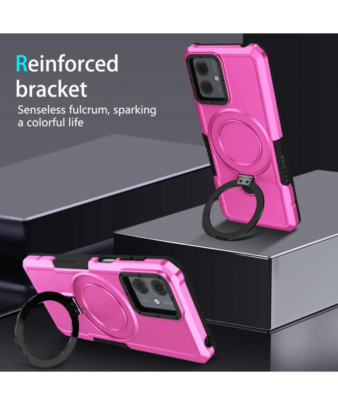 Coque Moto G14 Hybride avec Anneau et Support