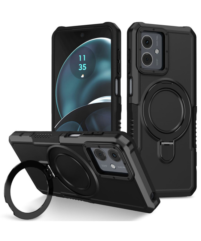 Coque Moto G14 Hybride avec Anneau et Support