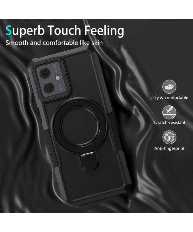 Coque Moto G14 Hybride avec Anneau et Support