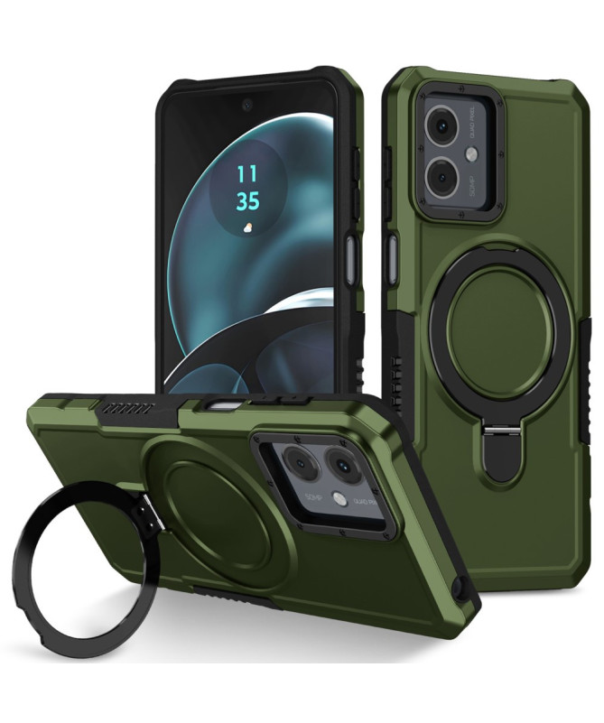 Coque Moto G14 Hybride avec Anneau et Support