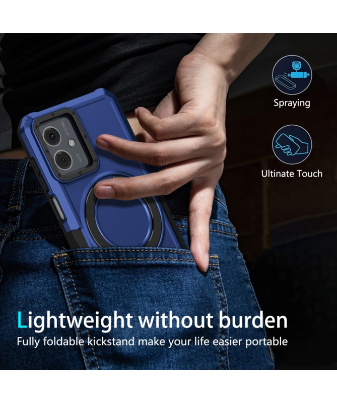 Coque Moto G14 Hybride avec Anneau et Support