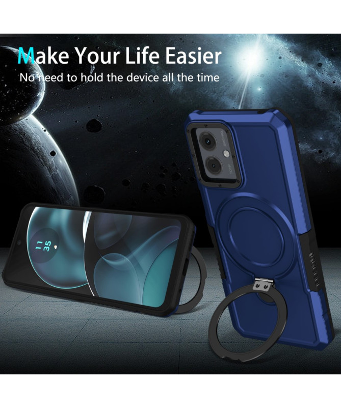 Coque Moto G14 Hybride avec Anneau et Support